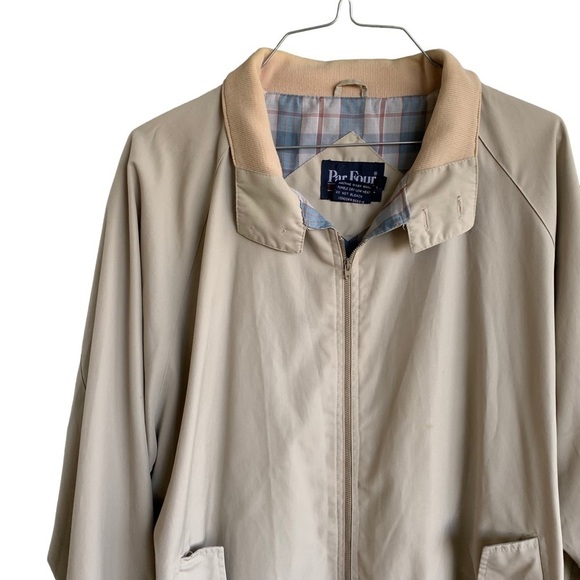 Vintage Par Four Members Only Jacket Plaid Lined Men’s Size XL Tall - Picture 2 of 6